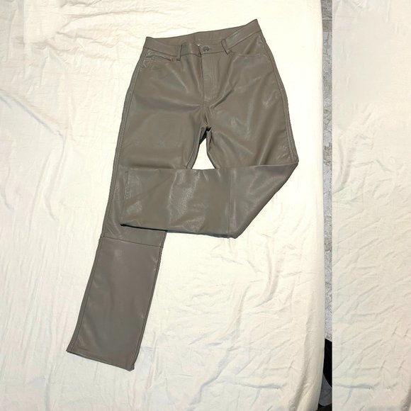 Faux Leather Trousers - Picture 2 of 3